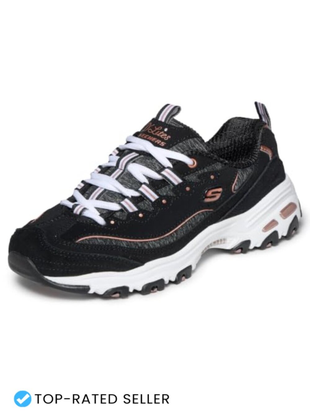 Skechers D'Lites Me Time Athletic Sneakers Memory Foam Lace-Up